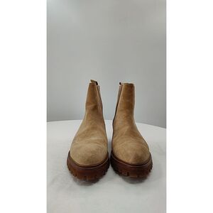 Quince Tan Suede Chelsea Lug Boots